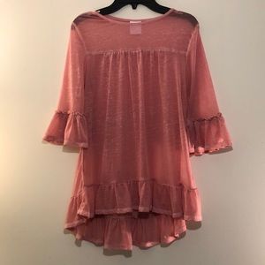 Three Quartered Sleeve Girls Blouse